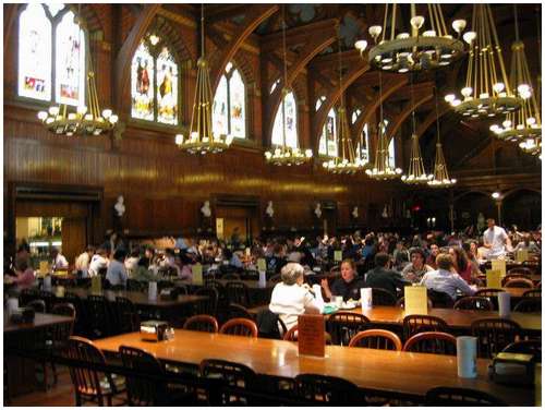 Beautiful canteen of Harvard University 5 Melihat Kemewahan  Kanti  di Harvard Univesity