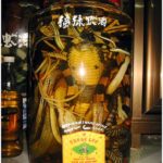 The famous snake wine