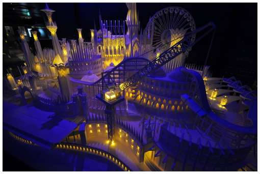 Amazing-Paper-Craft-Castle-On-the-Ocean-10