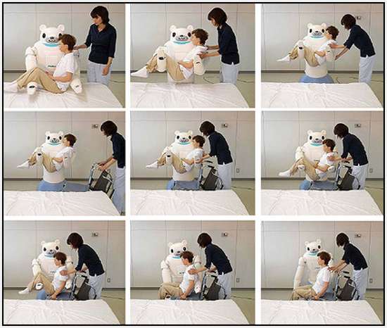 Robotic-Bear-Helps-Nurses-Carry-Patients-3