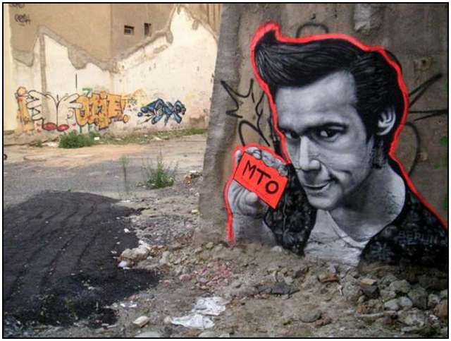 Famous People and Movie Roles as Graffiti all Over Berlin