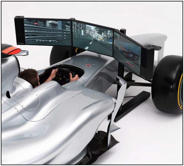 Full Size Formula 1 Racing Car Simulator by FMCG