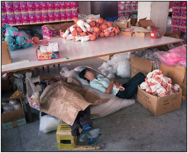 Photo Series of Chinese Toy Factory Workers